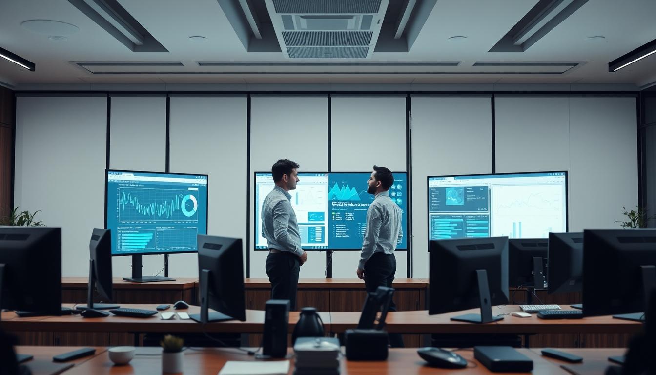 Enterprise software dashboards and business process automation